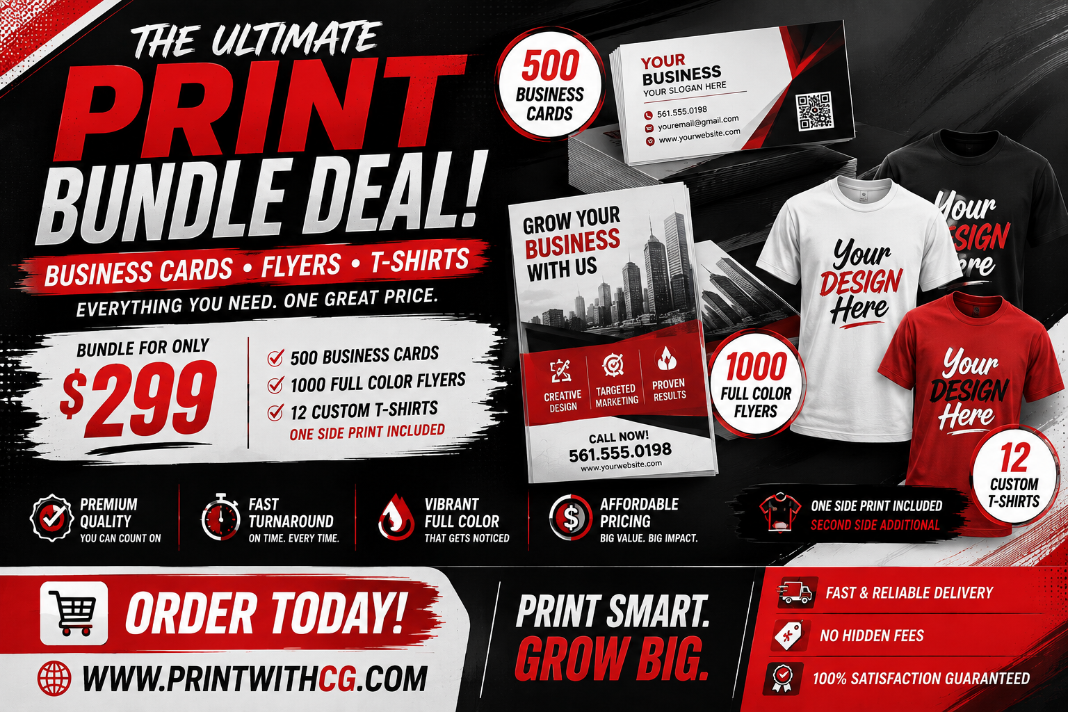 The Ultimate $299 Business Printing Bundle – Everything You Need to Promote Your Business