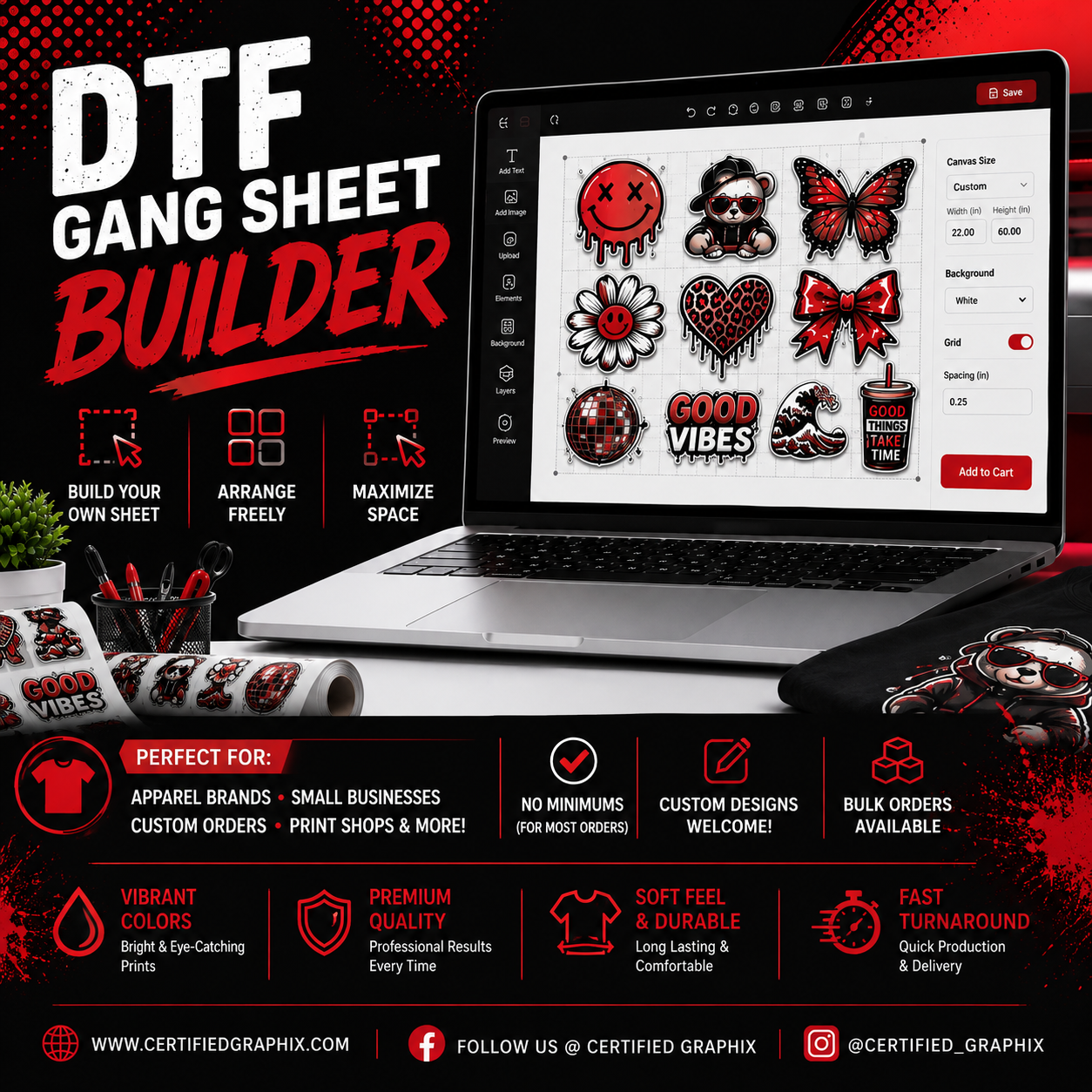 DTF Gang Sheet Builder